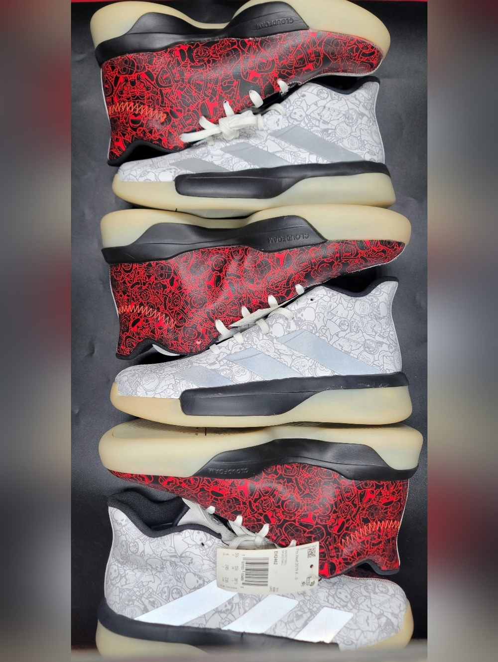 Adidas Pro Next 2019 J'Jedi vs. Sith x Star War Lot Of 3 Sz 3-5-6